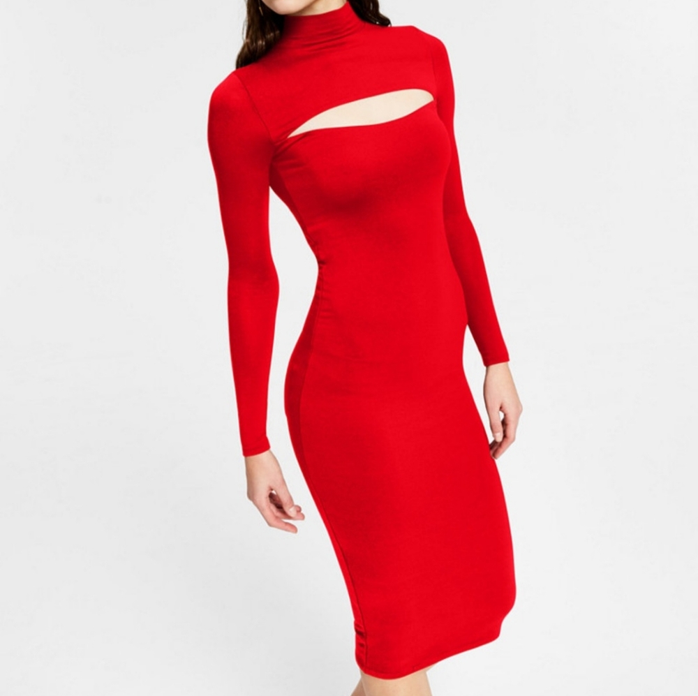 Bar III Cutout Bodycon Dress